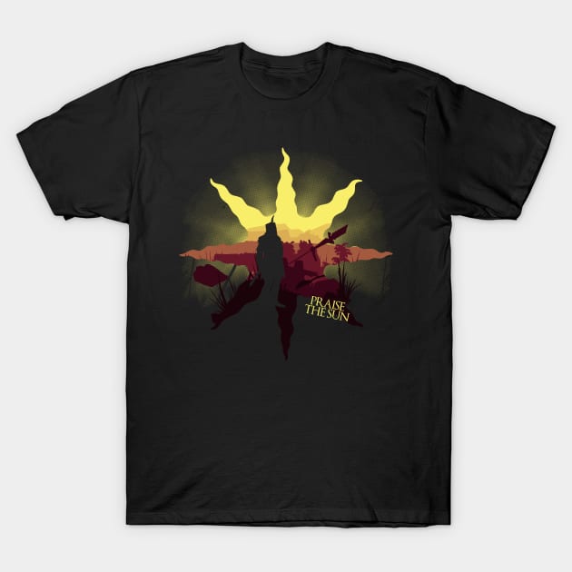 Praise The Sun T-Shirt by 666hughes